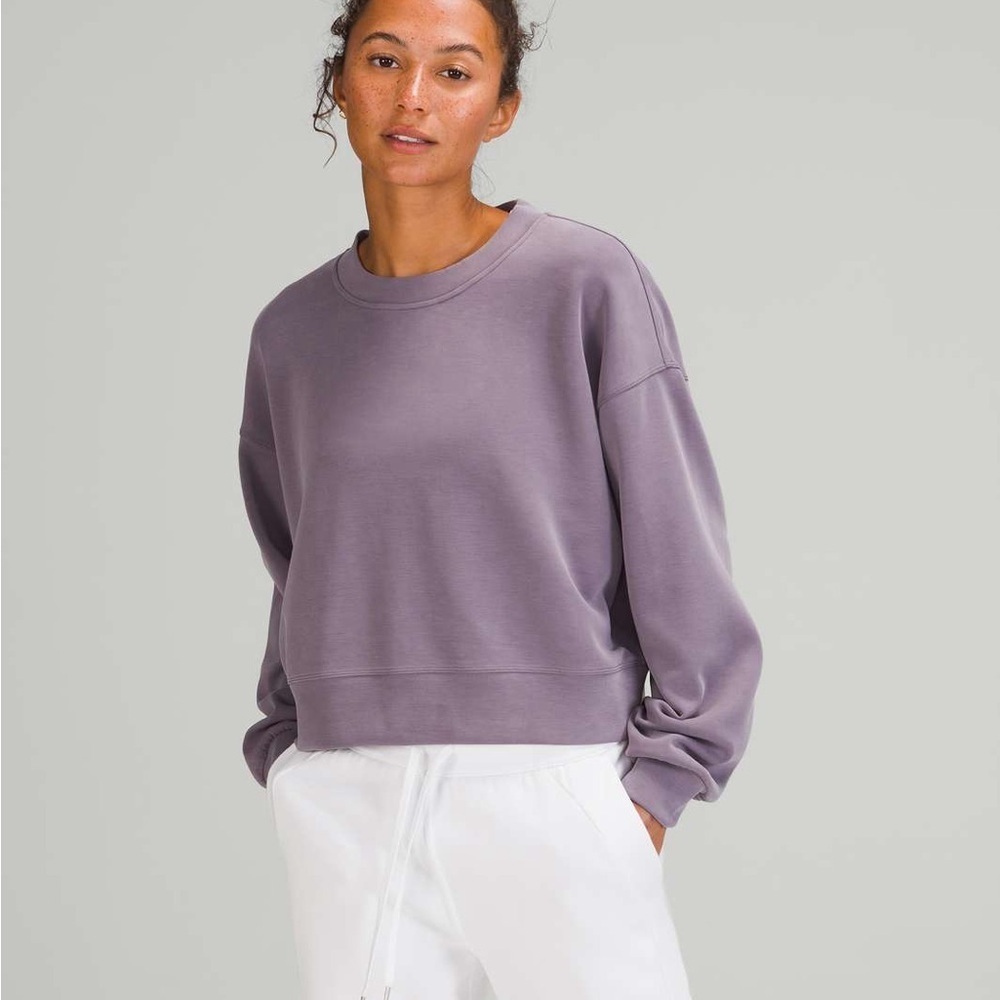 Lululemon Purple soft stream Sweatshirt